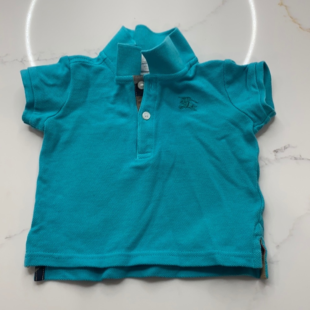 Baby boys Burberry polo 3-6 months